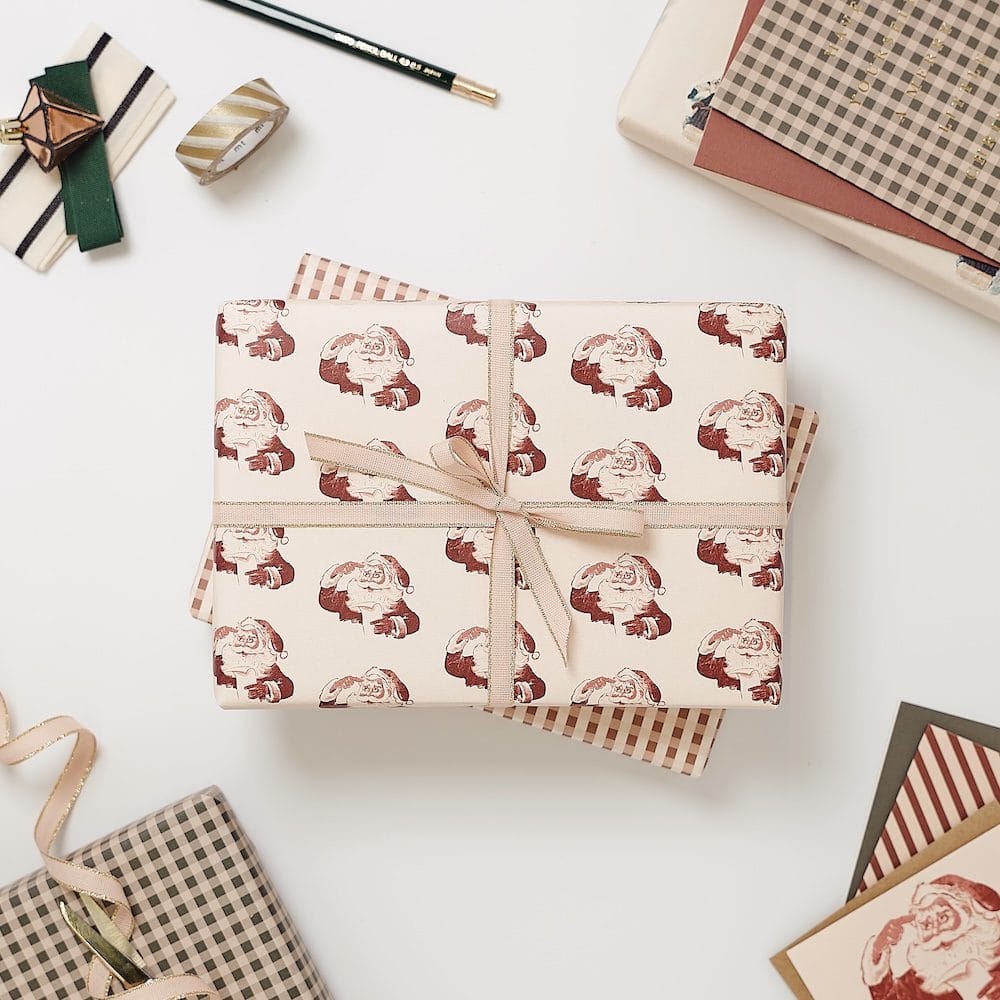 Katie Leamon Santa's List Christmas Wrapping Paper (5 sheets)