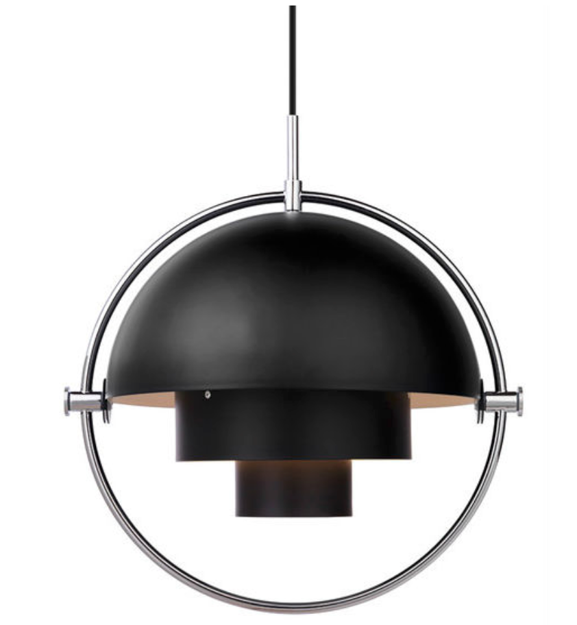 GUBI Multi-Lite Pendant Light Chrome