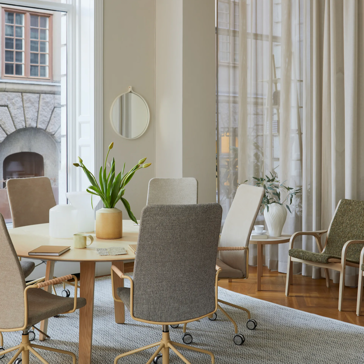 Swedese Stella Armchair Wheelbase High Back