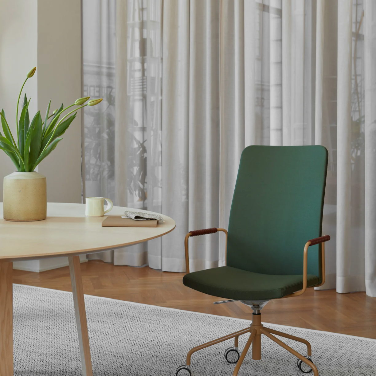 Swedese Stella Armchair Wheelbase High Back