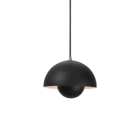 &Tradition Flowerpot VP1 Pendant Light: Matt Black Ex-display