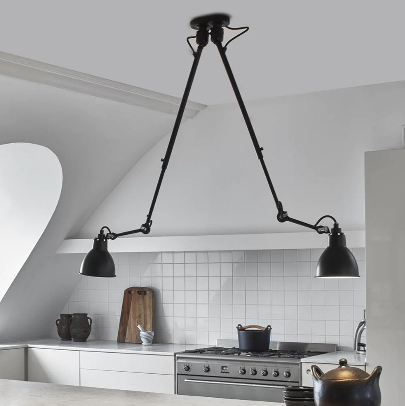 DCW Editions Lampe Gras 302 Double Ceiling Light