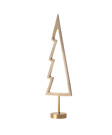 Ferm Living Gold Winterland Brass Tree Outline