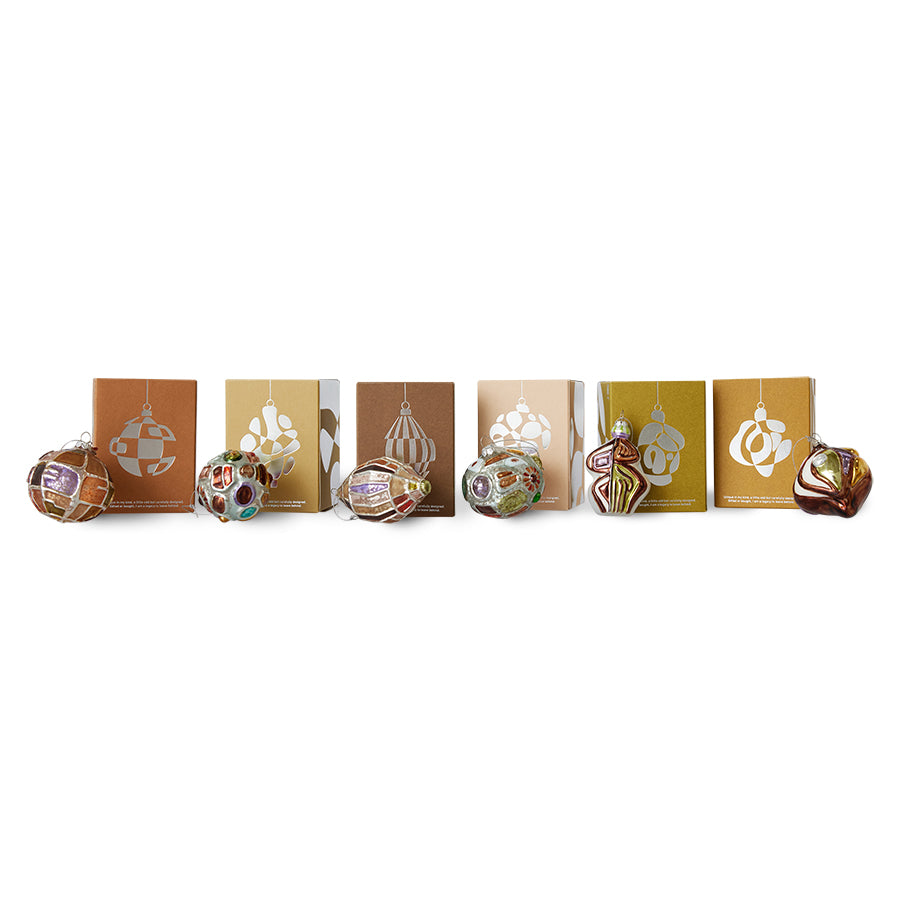 HKLiving Christmas Bauble - Jewels Round
