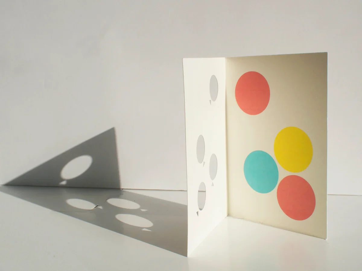 Cut & Make Blow Balloons Greeting Card