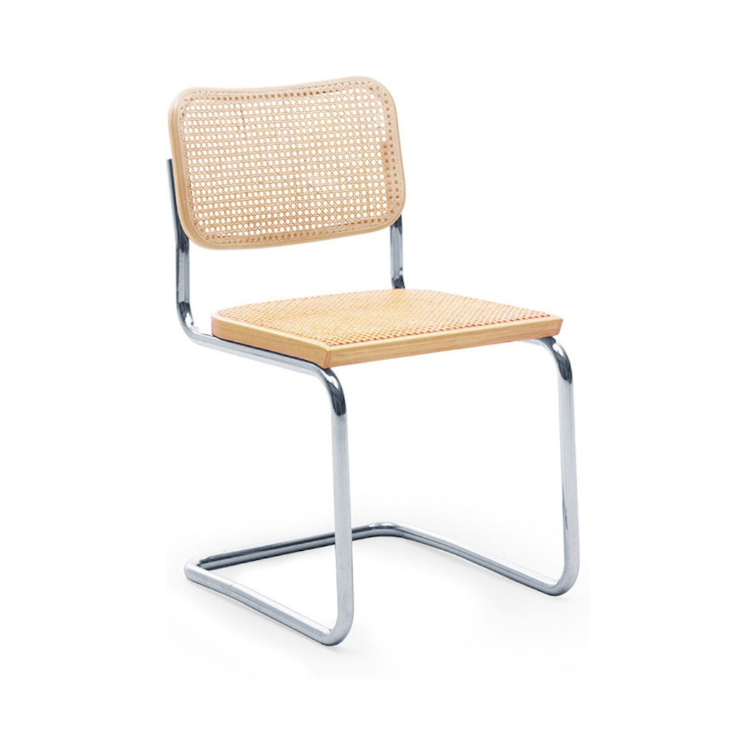 Knoll Cesca Chair Armless with Cane Seat & Back