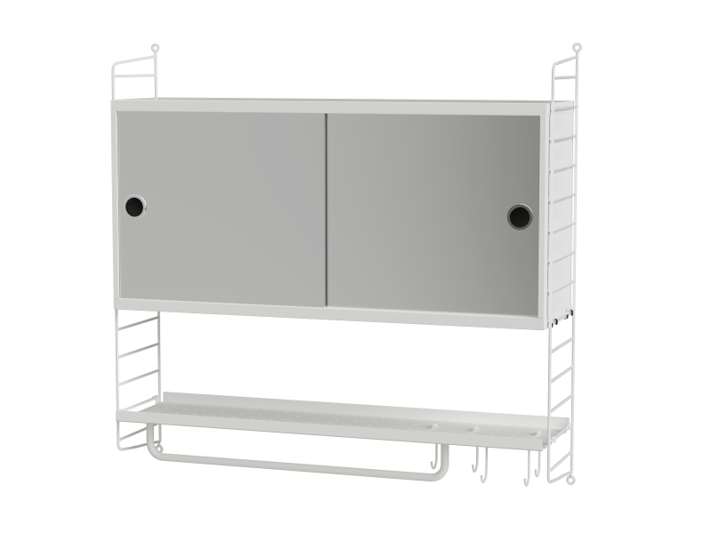 String Bathroom Shelving Cabinet System