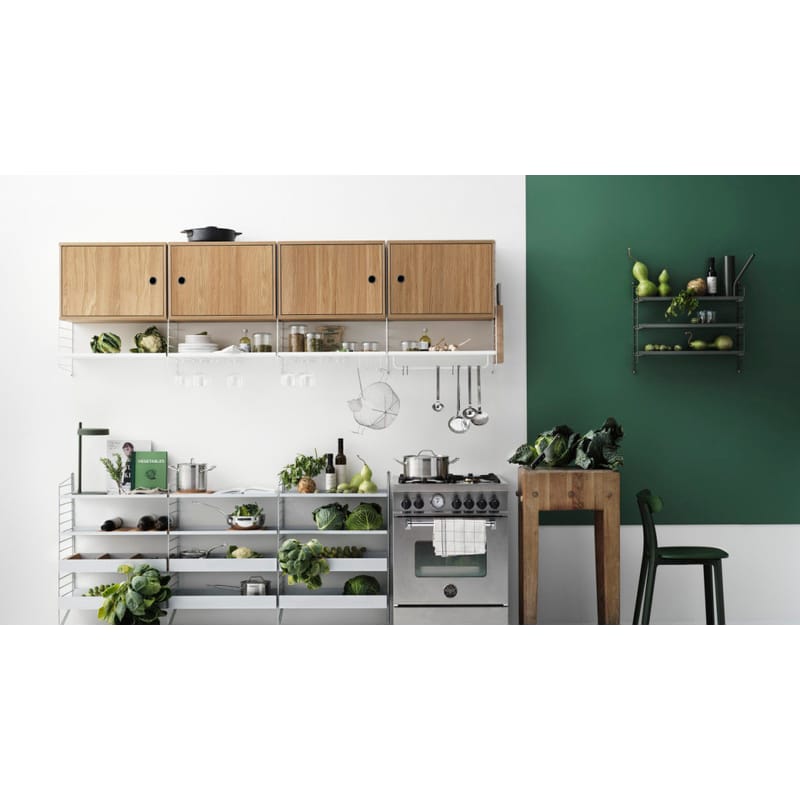 String Pocket Shelving - Sage/Sage