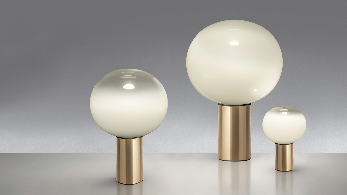 Artemide Laguna Table Lamp Satin Brass
