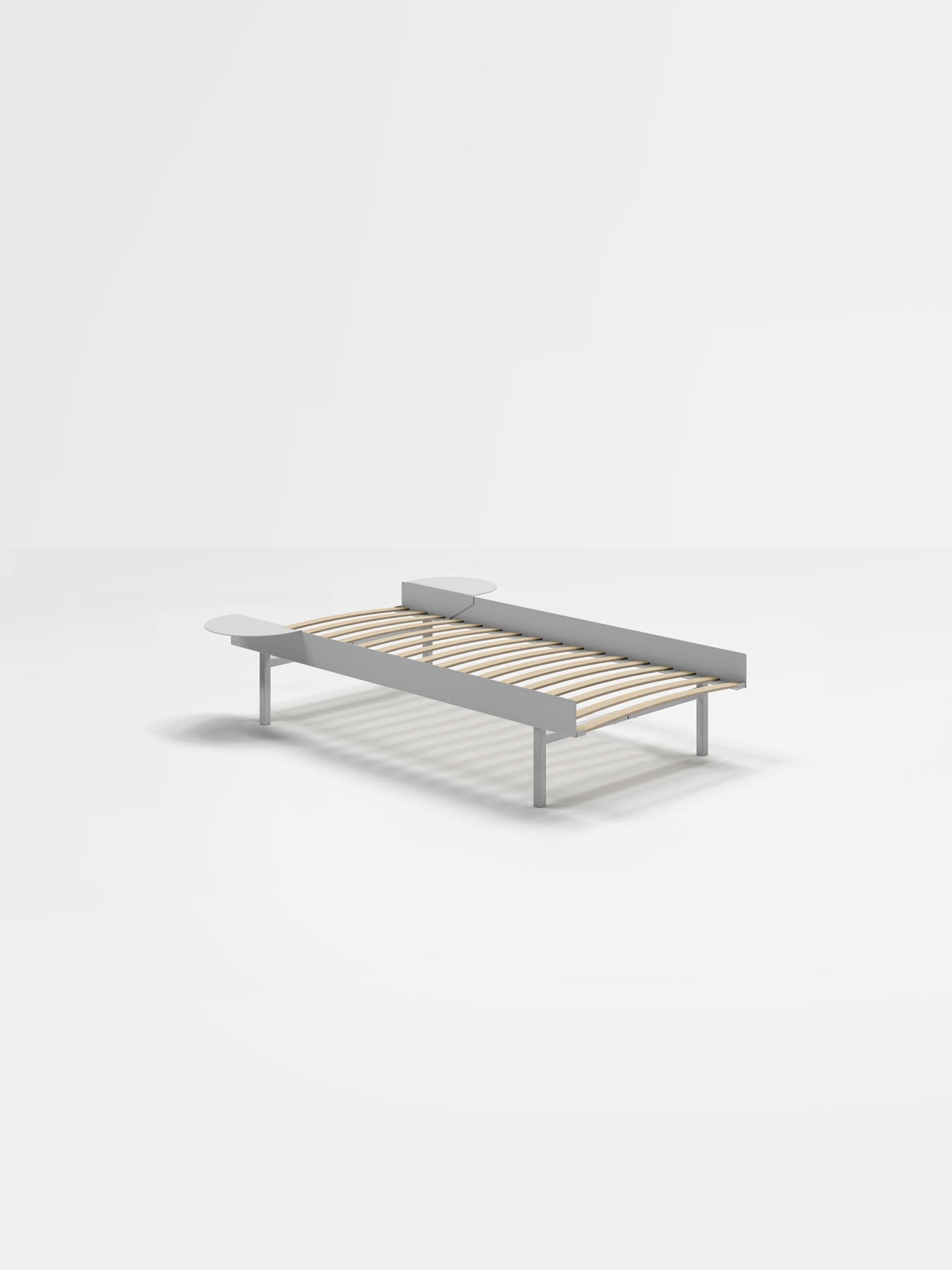 Moebe Bed: 90cm High