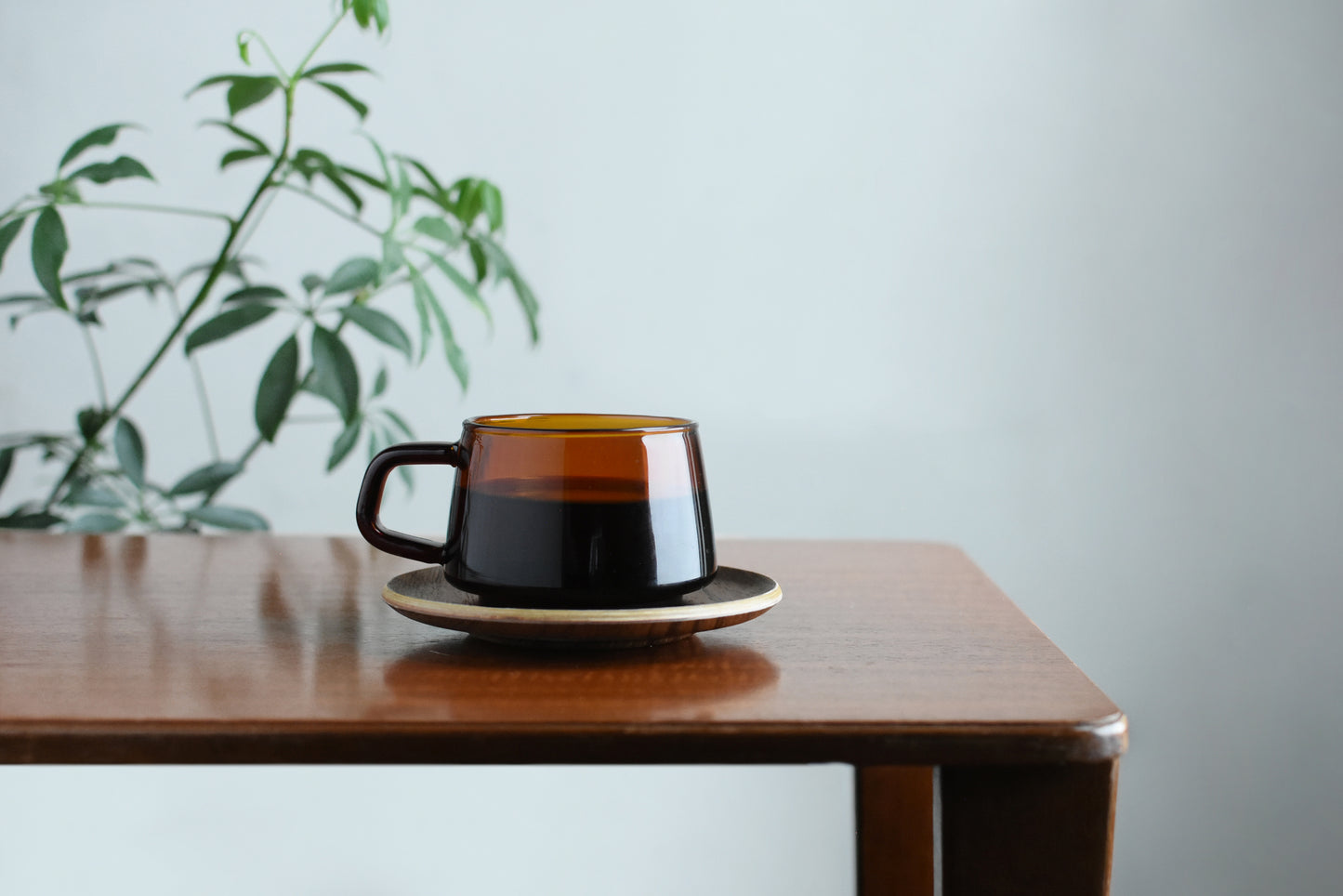 Kinto Sepia Cup and Saucer 270ml