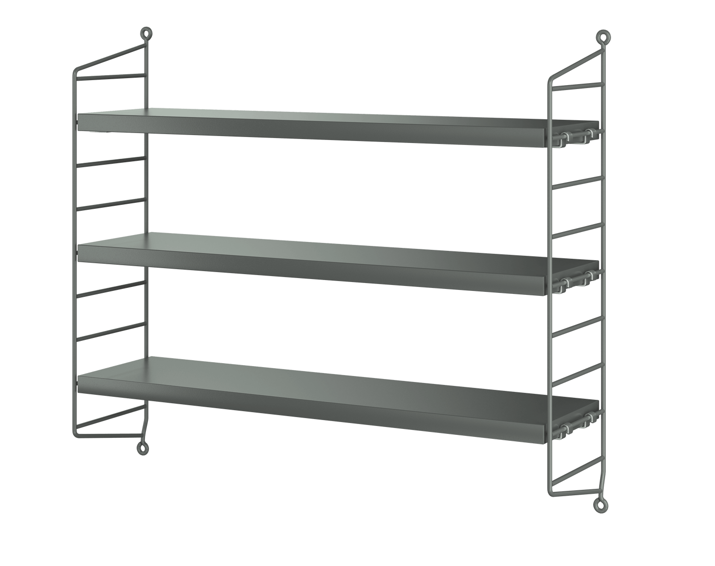 String Pocket Shelving - Dark Grey