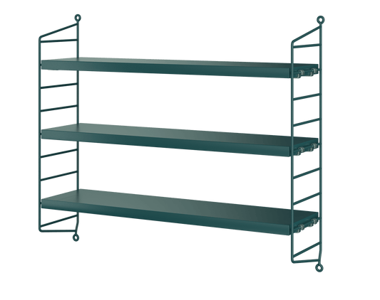 String Pocket Shelving - Tegnérgrön/Tegnérgrön