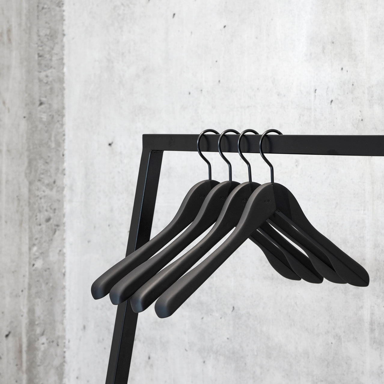 HAY Soft Coat Hangers - Set of 4 Slim