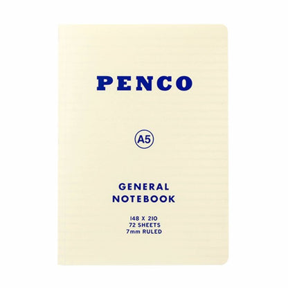 Notable Designs Hightide Penco Soft PP Notebook (Ruled A5) White