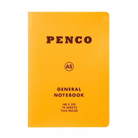 Notable Designs Hightide Penco Soft PP Notebook (Ruled A5) Yellow