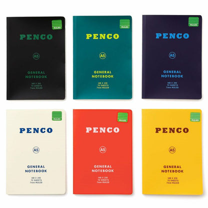 Notable Designs Hightide Penco Soft PP Notebook (Ruled A5) Yellow