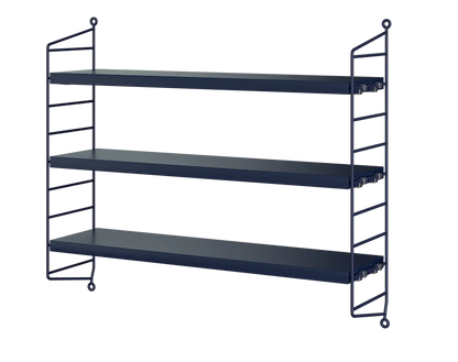 String Pocket Shelving - Wood