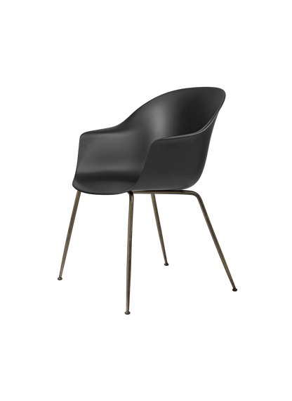 GUBI Bat Dining Chair: Un-Upholstered, Conic base