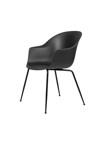 GUBI Bat Dining Chair: Un-Upholstered, Conic base