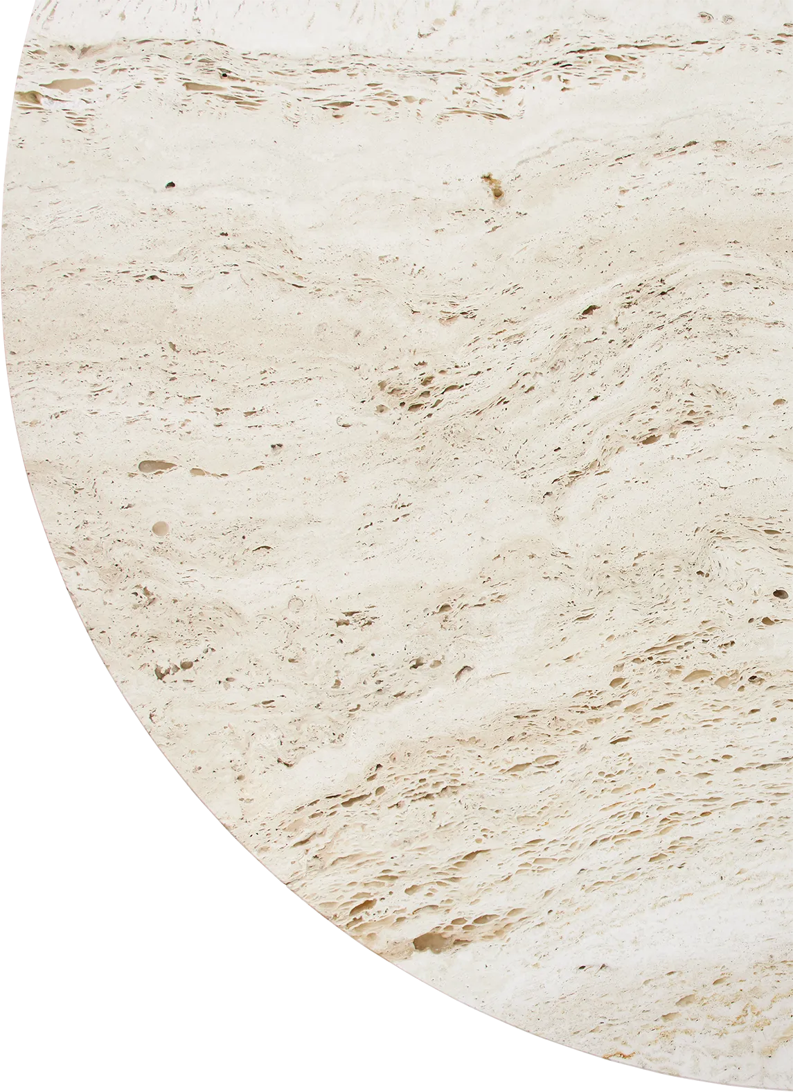 GUBI Epic Dining Table - Elliptical, Travertine