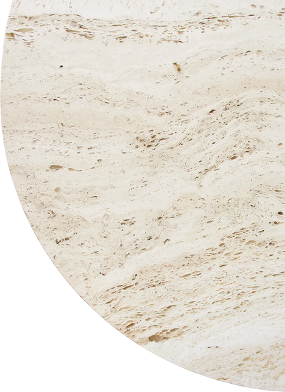 GUBI Epic Dining Table - Elliptical, Travertine