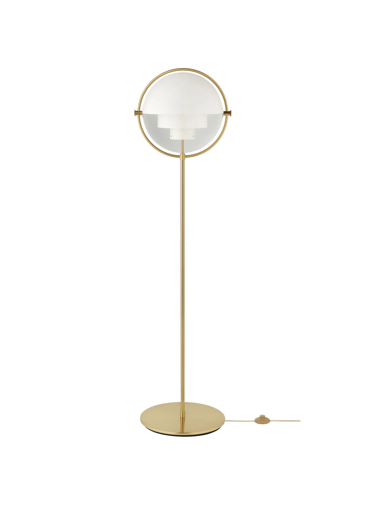 GUBI Multi-Lite Floor Lamp Brass