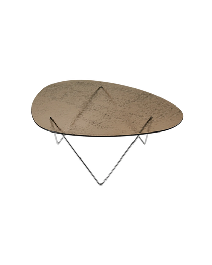 GUBI Pedrera Coffee Table - Transparent Glass