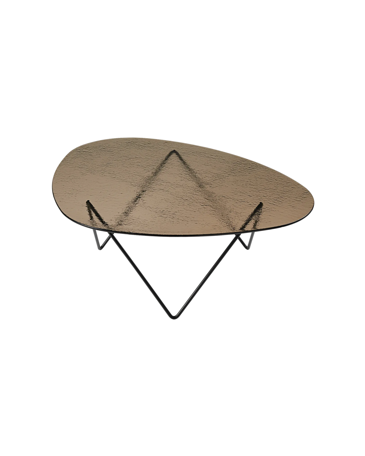 GUBI Pedrera Coffee Table - Transparent Glass