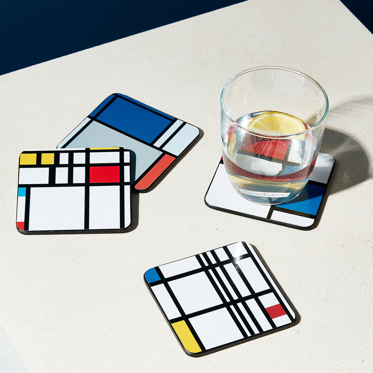 MoMA Mondrian Coasters