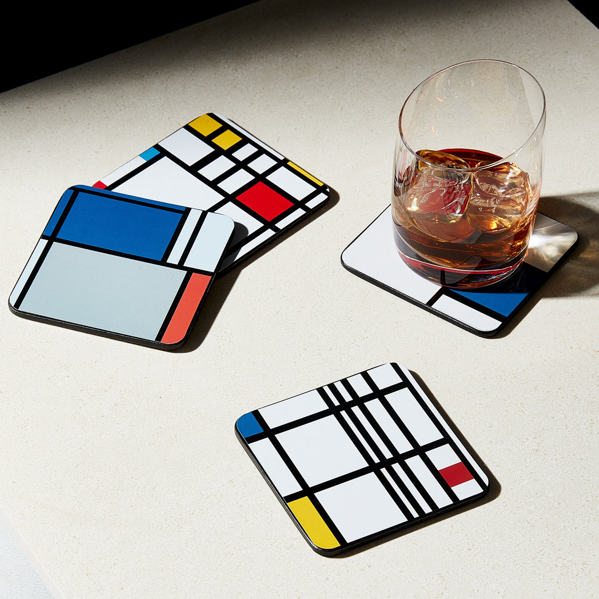 MoMA Mondrian Coasters