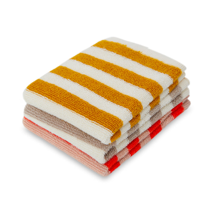 Sophie Home Striped Terry Washcloths