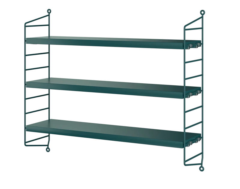 String Pocket Shelving - Wood