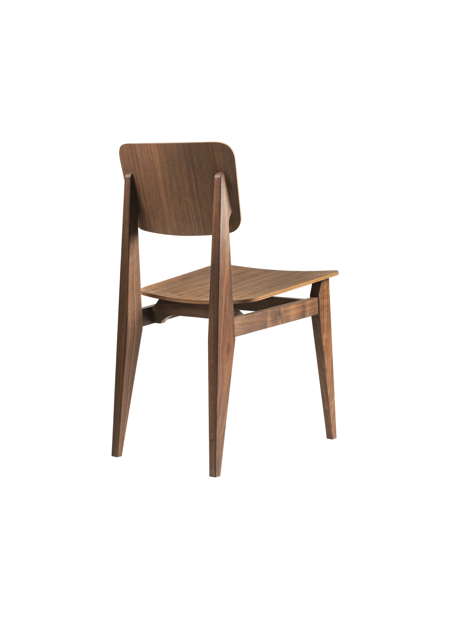 GUBI C-Chair Dining Chair - Un-Upholstered, Veneer