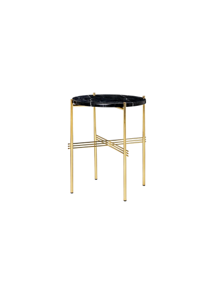 GUBI TS Coffee Table - Dia. 40 - Brass Base