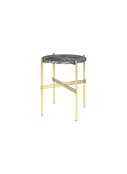 GUBI TS Coffee Table - Dia. 40 - Brass Base