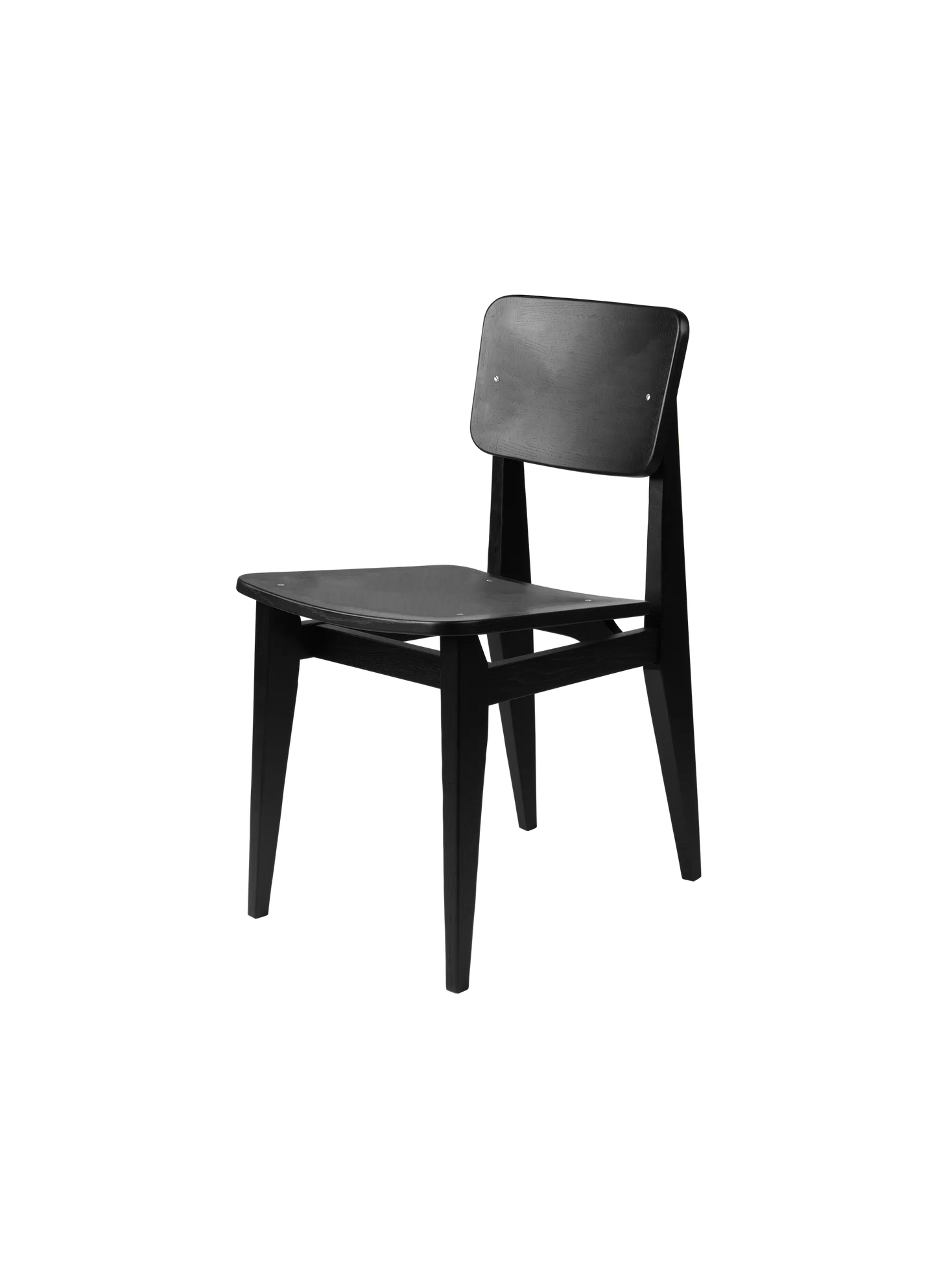 GUBI C-Chair Dining Chair - Un-Upholstered, Veneer