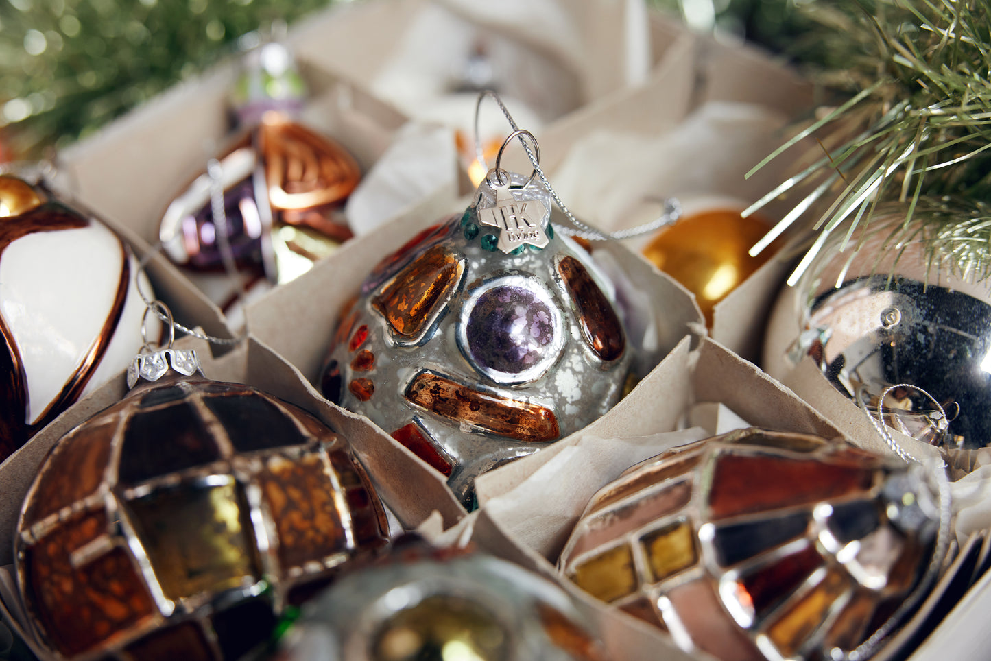 HKLiving Christmas Ornaments - Jewels Oval