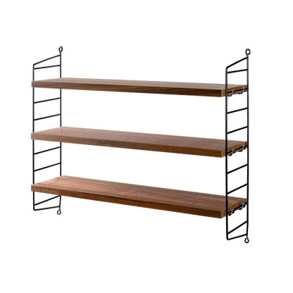 String Pocket Shelving - Wood
