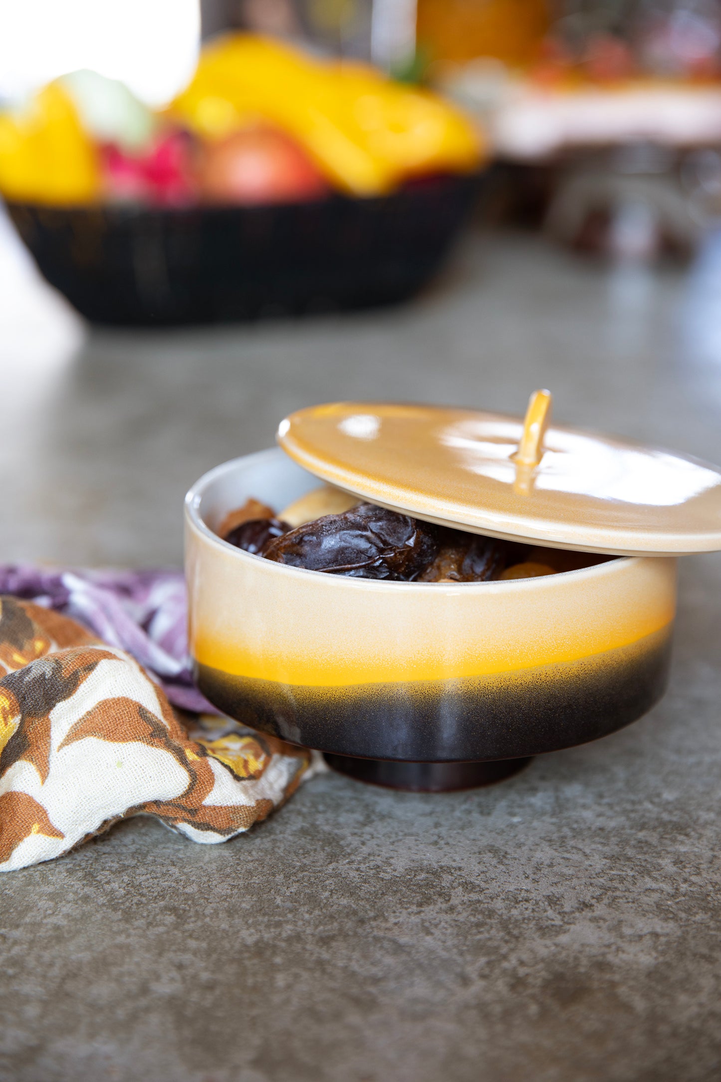 HKLiving 70s Ceramics: Bonbon Bowl - Sunshine