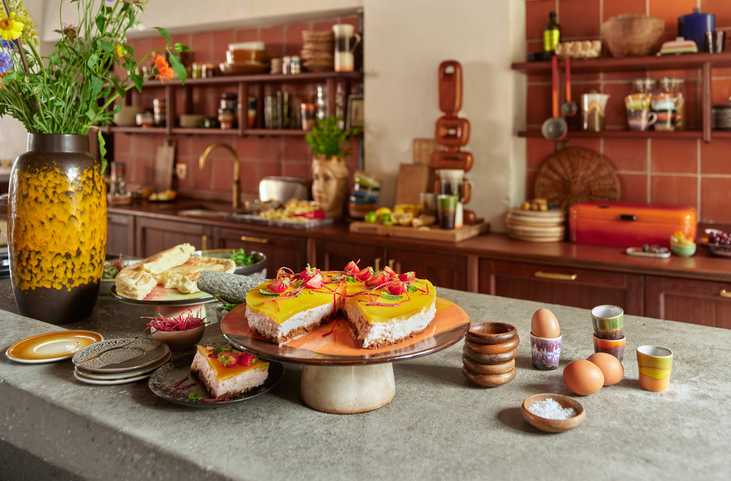 HKLiving 70s Ceramics: Egg Cups - Island