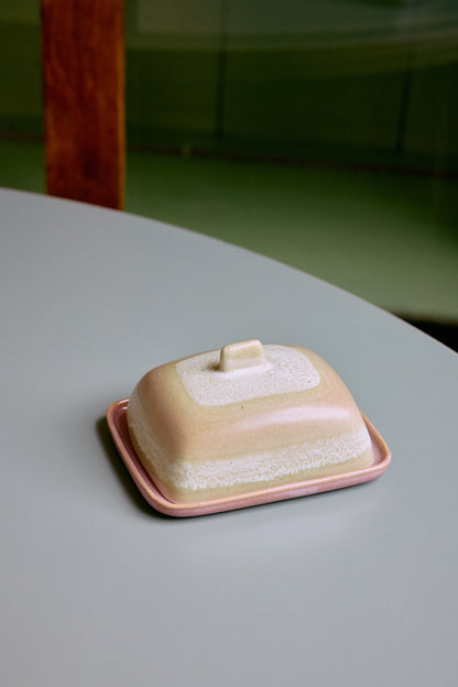 HKLiving 70s Ceramics: Butter Dish - Skyline