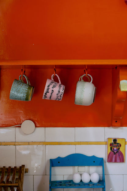 HKLiving 70s Ceramics: Cappuccino Mugs - Dada