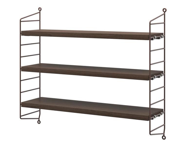 String Pocket Shelving - Wood