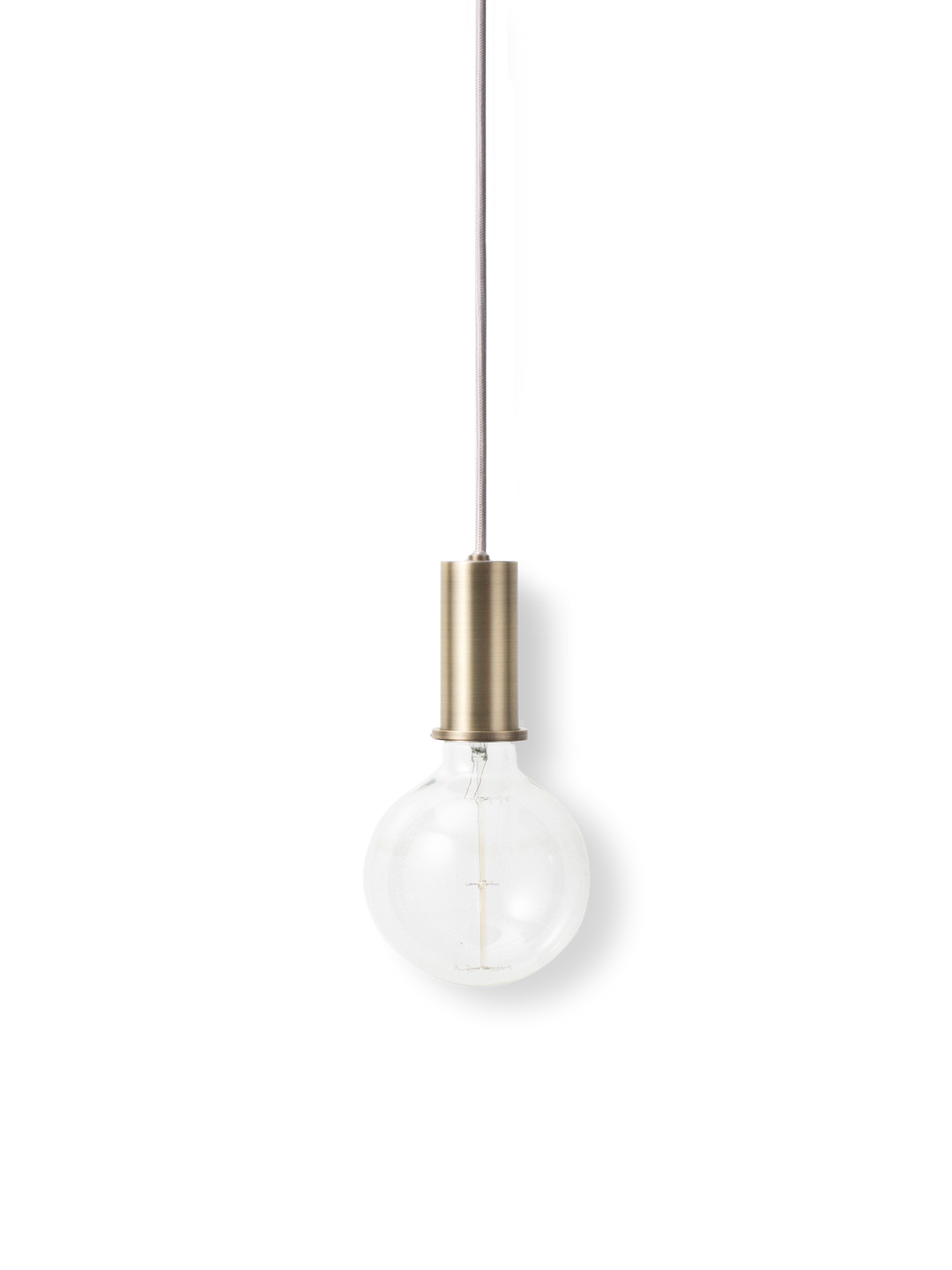 Ferm Living Socket Pendant Low Brass