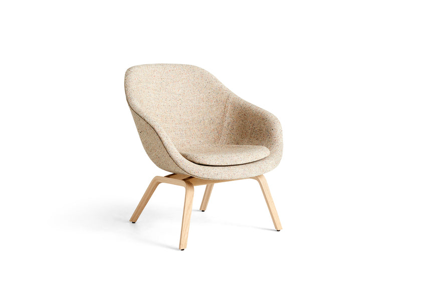 Hay About a Lounge Chair AAL 83 with Seat Cushion