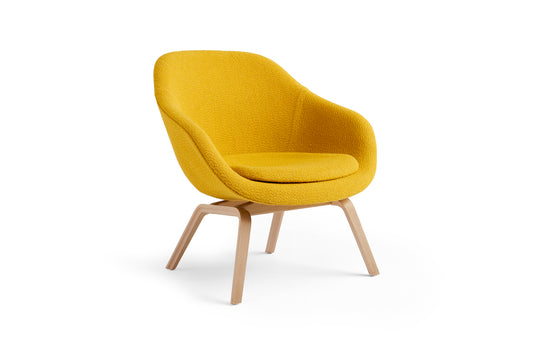 Hay About a Lounge Chair AAL 83 with Seat Cushion