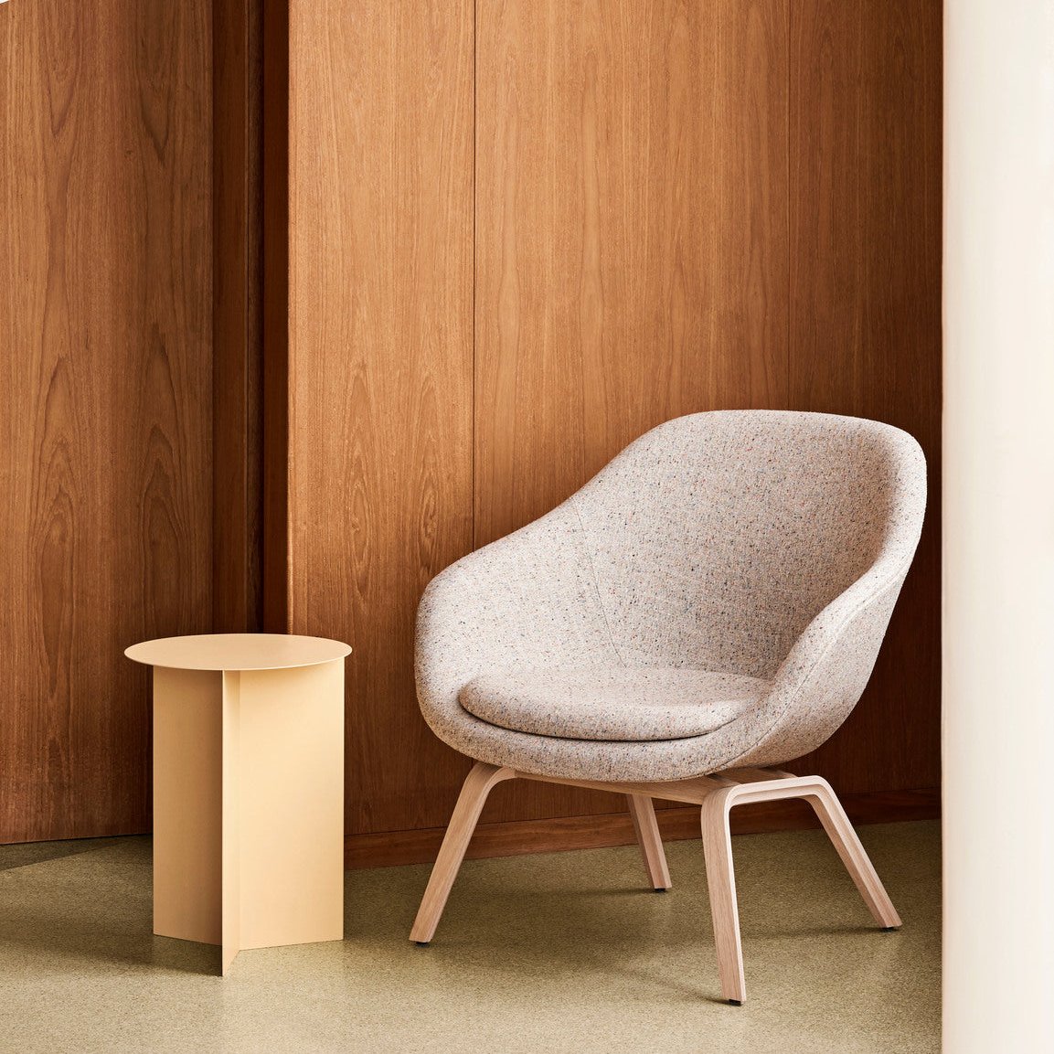 Hay About a Lounge Chair AAL 83 with Seat Cushion