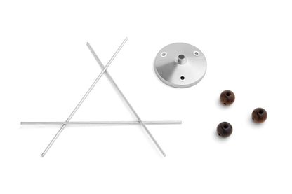 Hay Nelson 'Saucer Crisscross' Bubble Pendant Light