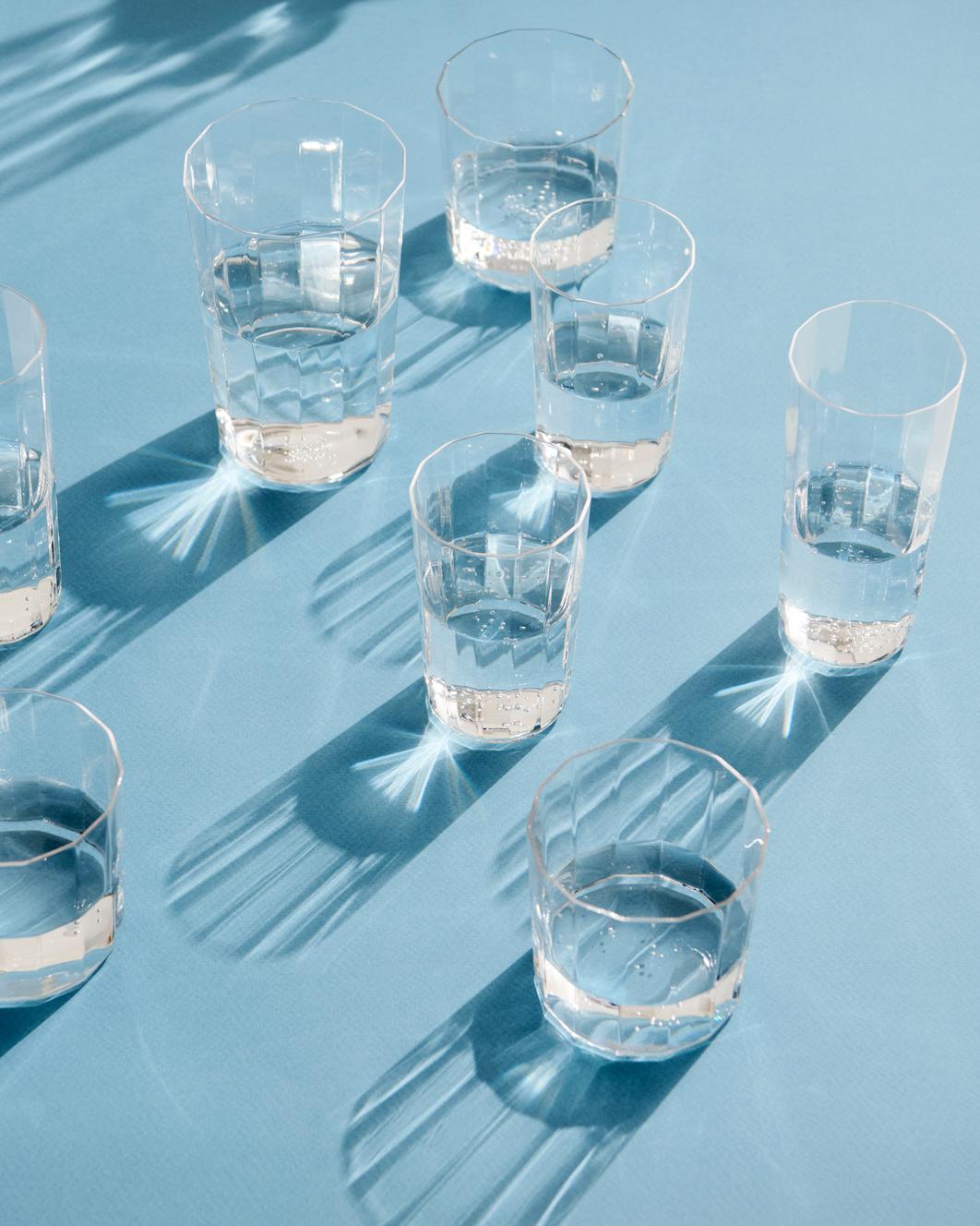 Hay Angle Glass - Medium: Set of 4 glasses